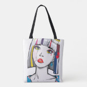 Beautiful Broken Anime Girl Tasche (Rückseite)