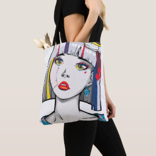 Beautiful Broken Anime Girl Tasche