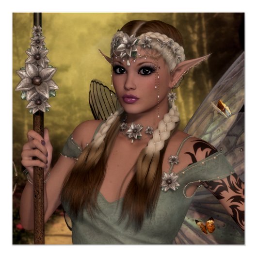 Beautiful Brown Elf Poster (Vorderseite)