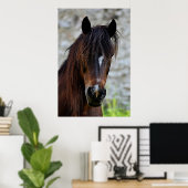 Beautiful Brown Horse Poster (Heimbüro)
