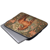 Beautiful Brown Horse William Morris Inspired Laptopschutzhülle (Vorne Knopf)