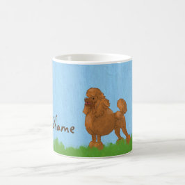 Beautiful Brown Poodle Kaffeetasse