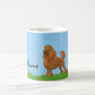 Beautiful Brown Poodle Kaffeetasse
