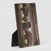 Beautiful Buffalo Herd Fotoplatte (Seite)