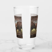 Beautiful Buffalo Herd Glas (Links)