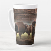 Beautiful Buffalo Herd Milchtasse (Linke Ecke)