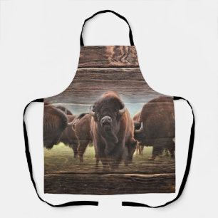 Beautiful Buffalo Herd Schürze