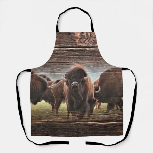 Beautiful Buffalo Herd Schürze (Vorderseite)