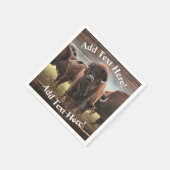 Beautiful Buffalo Herd Serviette (Ecke)