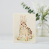 Beautiful Bunny Postkarte (Stehend Vorderseite)