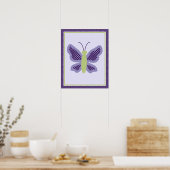 Beautiful Butterfly Kinderzimmer Art Poster (Küche)