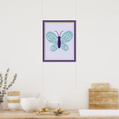 Beautiful Butterfly Kinderzimmer Art Poster (Küche)