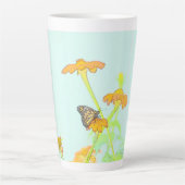 Beautiful Butterfly Latte Mug Milchtasse (Vorderseite)