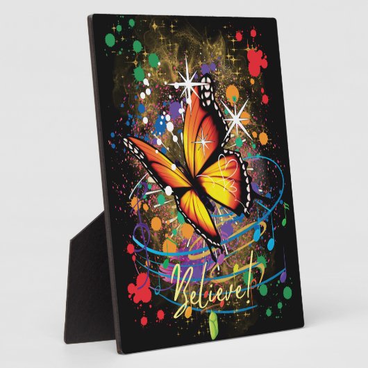 Beautiful Butterfly Tabletop Plaque with Easel Fotoplatte (Seite)