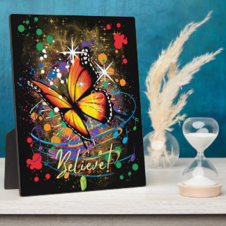 Beautiful Butterfly Tabletop Plaque with Easel Fotoplatte
