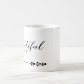 Beautiful by design mug. kaffeetasse (Mittel)