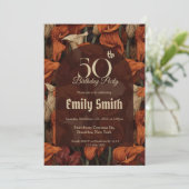 Beautiful Call Lilies Charm Birthday  Einladung (Stehend Vorderseite)