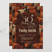 Beautiful Call Lilies Charm Birthday  Einladung (Vorne/Hinten)