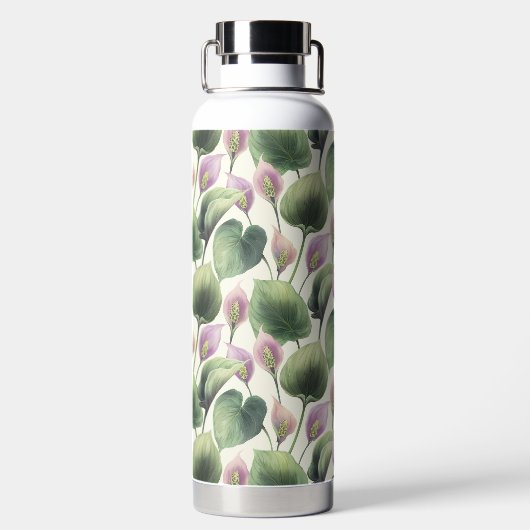Beautiful Calla Lilies Trinkflasche (Rückseite)