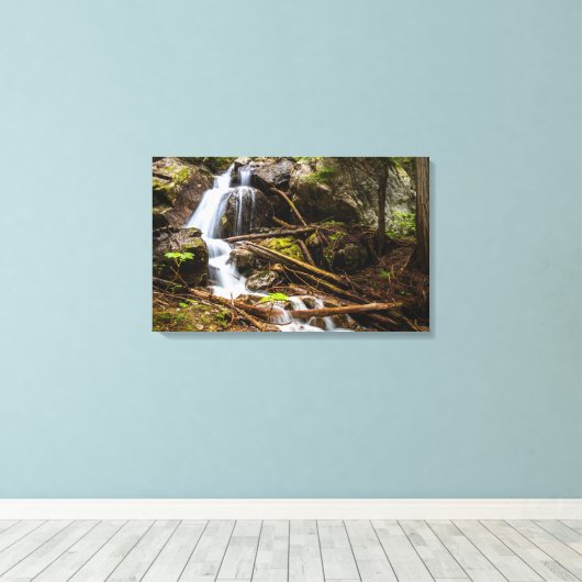 Beautiful Canada Waterfall Leinwand (Insitu (Holzboden))