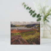 Beautiful Canadian Landscape Tom Thompson Artist Postkarte (Stehend Vorderseite)
