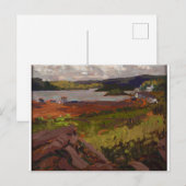 Beautiful Canadian Landscape Tom Thompson Artist Postkarte (Vorne/Hinten)