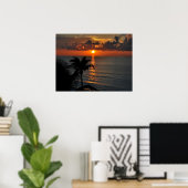 Beautiful Cancun Sunset Poster (Heimbüro)