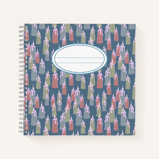 Beautiful Candles Scrapbook Journal Notizblock (Vorderseite)