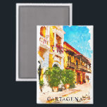 Beautiful Cartagena Kolumbien Caribe Magnet<br><div class="desc">Der wunderschöne Cartagena Kolumbien Magnet,  der die einzigartige Architektur der kolombischen Stadt beherbergt. Große Souvenirs und Geschenkidee für jeden Touristen und Besucher. Machen Sie sich selbst und kaufen Sie jetzt.</div>