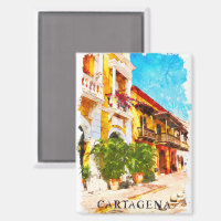 Beautiful Cartagena Kolumbien Caribe Magnet