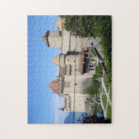 Beautiful Castle Chillon Puzzle (Vertikal)