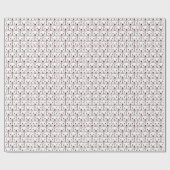 Beautiful Cat Face Cartoon Pattern Geschenkpapier (Flach)