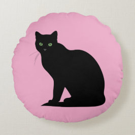 Beautiful Cats Rundes Kissen