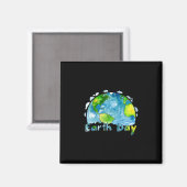 Beautiful Celebrate Earth Day - Environmental - Eu Magnet (Vorderseite/Rückseite)
