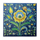 💙 Beautiful Celestial Harmony Iznik Fliese (Vorderseite)