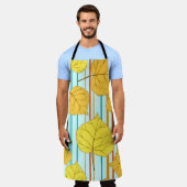 Beautiful cheerful autumn seamless pattern with co schürze (Getragen)
