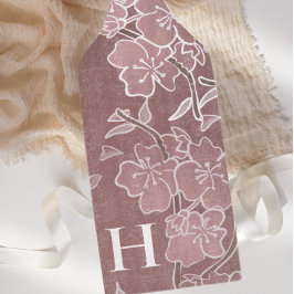 Beautiful Cherry Blossom Custom Monogram Schneidebrett