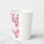 Beautiful Cherry Blossom Mixed Medium Print Pappbecher (Links)