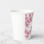 Beautiful Cherry Blossom Mixed Medium Print Pappbecher (Rechts)