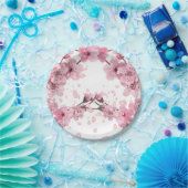 Beautiful Cherry Blossom Mixed Medium Print Pappteller (Party)