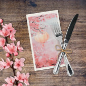 Beautiful Cherry Blossom Watercolor  Serviette