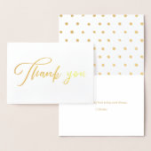 Beautiful Chic Calligraphy Vielen Dank Folienkarte (Anzeige)