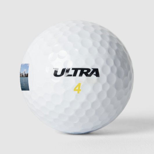 Beautiful Chicago Golfball (Logo)