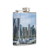 Beautiful Chicago Harbour Flachmann (Rechts)