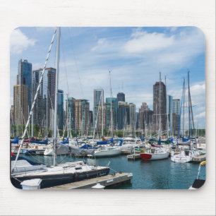 Beautiful Chicago Harbour Mousepad