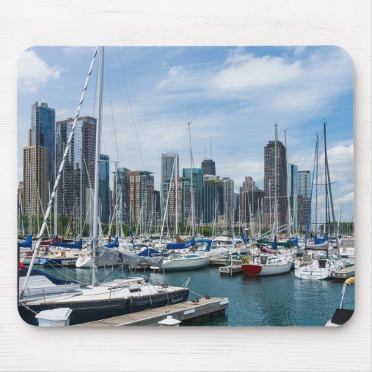 Beautiful Chicago Harbour Mousepad (Vorne)