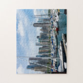 Beautiful Chicago Harbour Puzzle (Vertikal)