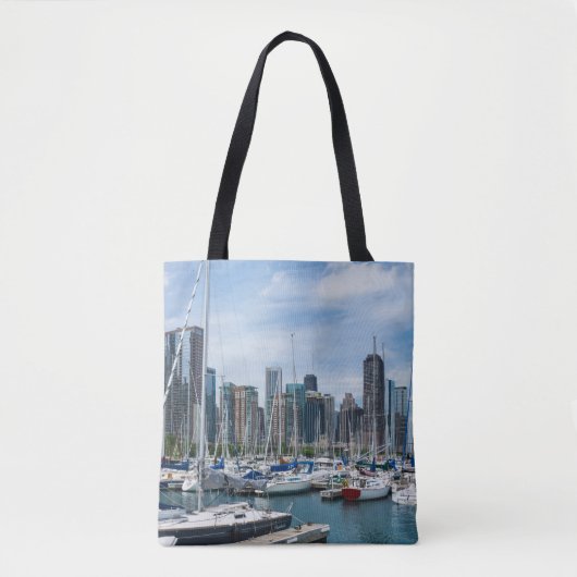 Beautiful Chicago Harbour Tasche (Vorderseite)