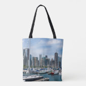 Beautiful Chicago Harbour Tasche (Rückseite)