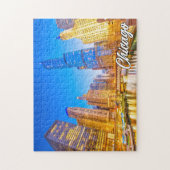 Beautiful Chicago, Illinois, Vereinigte Staaten Puzzle (Vertikal)
